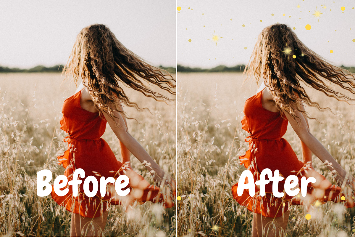 Golden Sparkle Overlays, a Texture Graphic by youtoview (Photo 4 of 8)