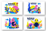 10 World Turtle Day Illustration, an Animal Illustration by denayunebgt (Thumbnail 3 of 4)