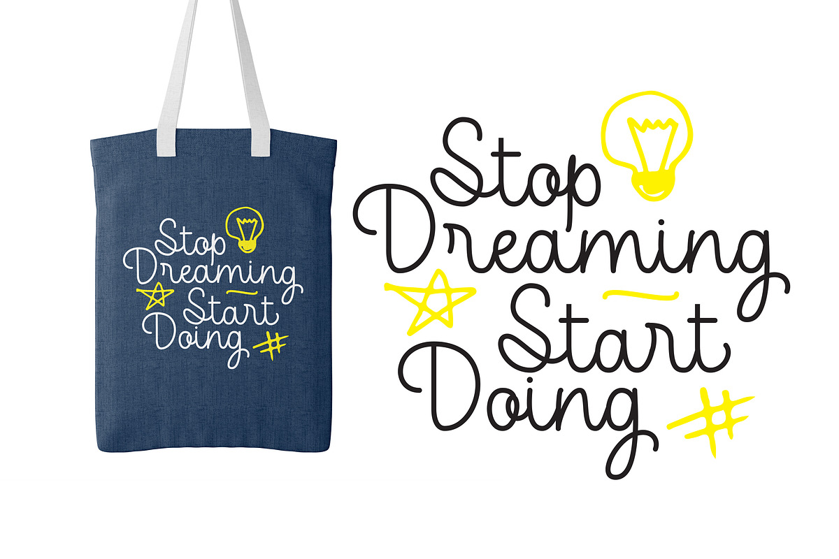 Lullaby Playful Typeface preview 5