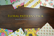 24 hand painted seamless patterns 3 | Graphic Patterns ~ Creative Market