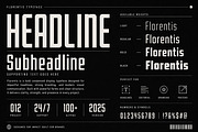 Florentis, a Sans Serif Font by Wow Magic (Thumbnail 2 of 5)