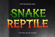 Snake Reptile – Spooky Horror Font, a Sans Serif Font by Limited.studio (Thumbnail 1 of 6)