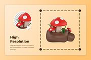 Spring Nature 3D Icon Pack, a Seasonal Illustration by twinstd (Thumbnail 3 of 6)