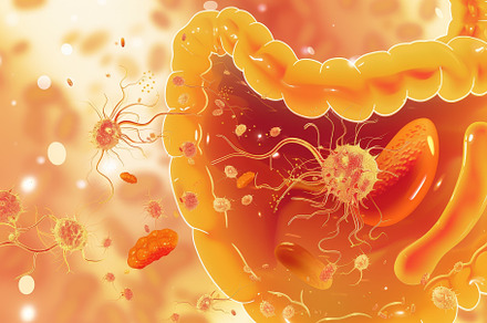 An illustration depicting cancer cel, a Photo by Iftikhar Alam