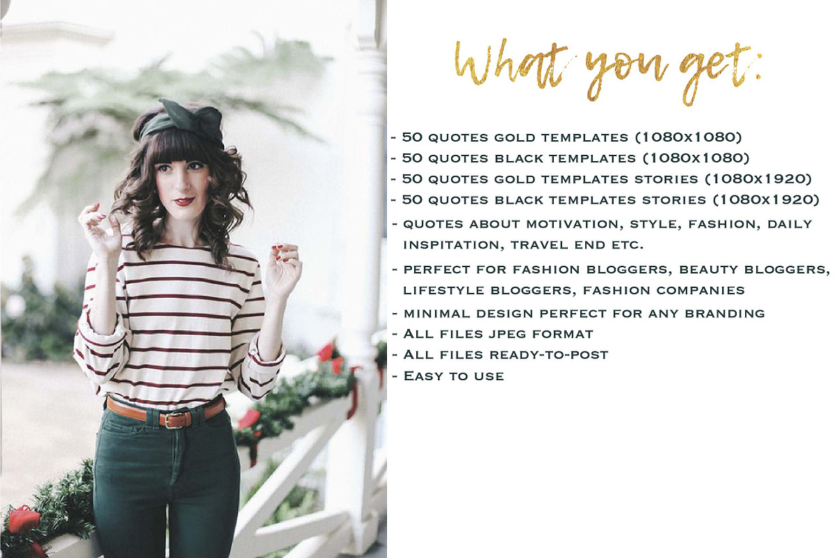50 french quotes for instagram, a Social Media Template by digital_essence (Photo 5 of 5)