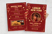 Chinese New Year Flyer Template, a Flyer Template by BrandPacks (Thumbnail 1 of 3)