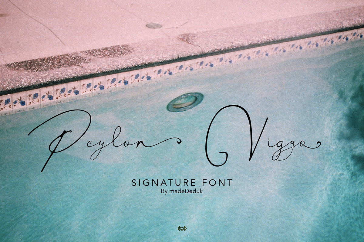 Peylon Viggo Signature, a Handwritten Font by madeDeduk (Photo 1 of 10)