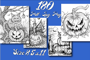 Halloween Animals Coloring Book