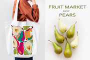 Pear Market Vector set, a Food Illustration by ArtPavo (Thumbnail 3 of 7)
