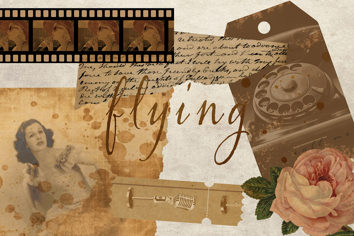 Scrapbook Kit Collage Junk Journal, an Object Graphic by Studio Angel Arts (Photo 3 of 4)
