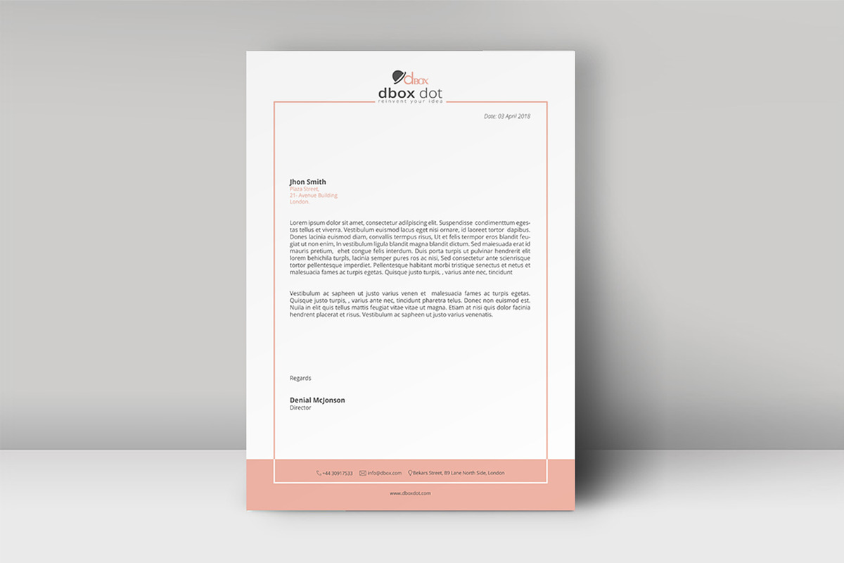 Letterhead Template, a Stationery Template by artisanHR (Photo 5 of 6)