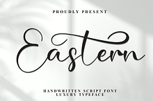 Eastern | Script Font