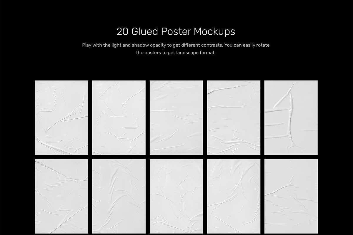 Glued Poster Mockups Scene Generator, an Advertising Mockup by Mr.Mockup™ (Photo 5 of 14)