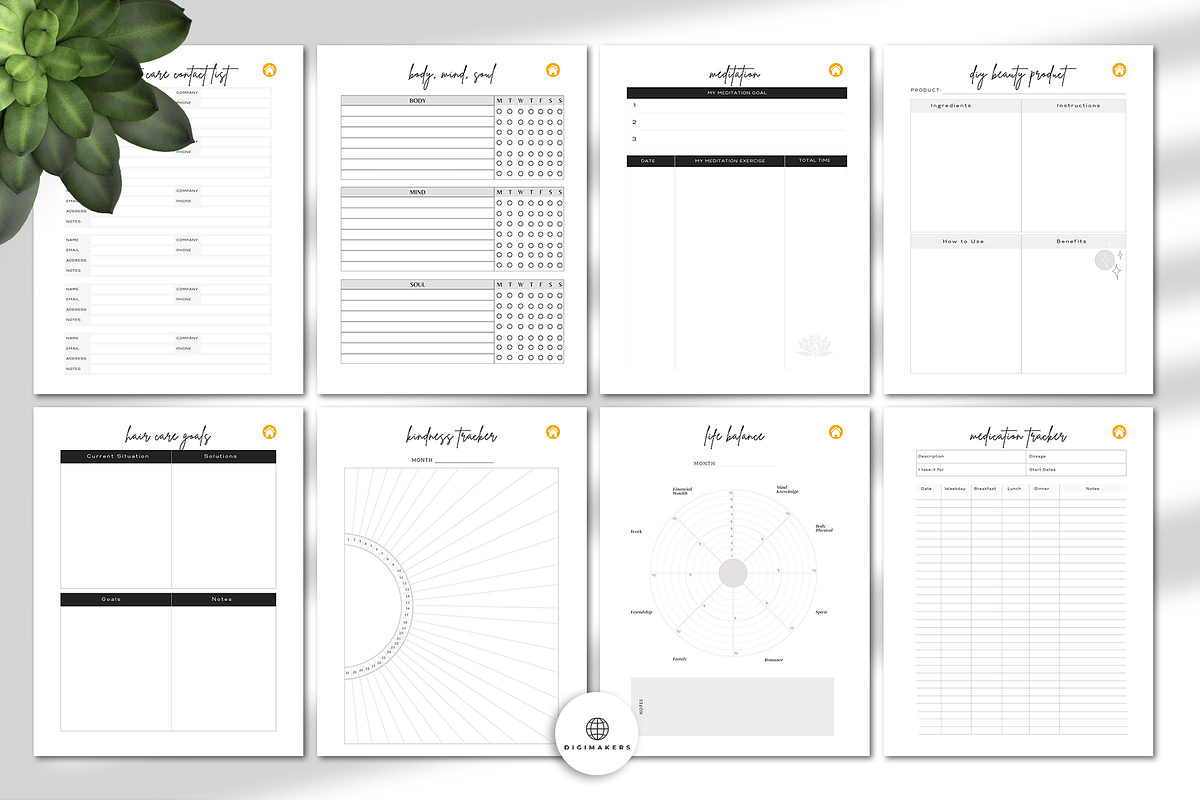 Self Care Planner preview 8