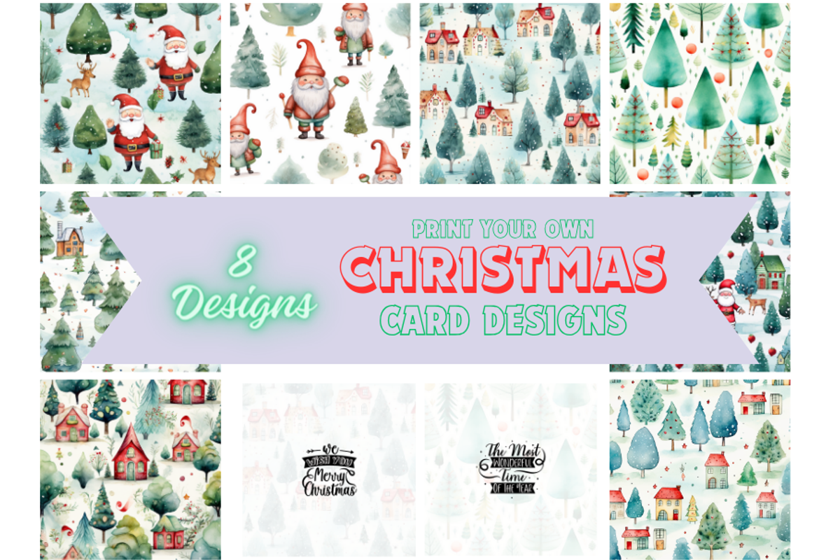 Christmas Card Design Bundle 18, a Card Template by Jay Major Designs (Photo 1 of 10)