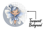 Whimsical Fairy Clipart, an Illustration by Pixels.Craft (Thumbnail 2 of 6)