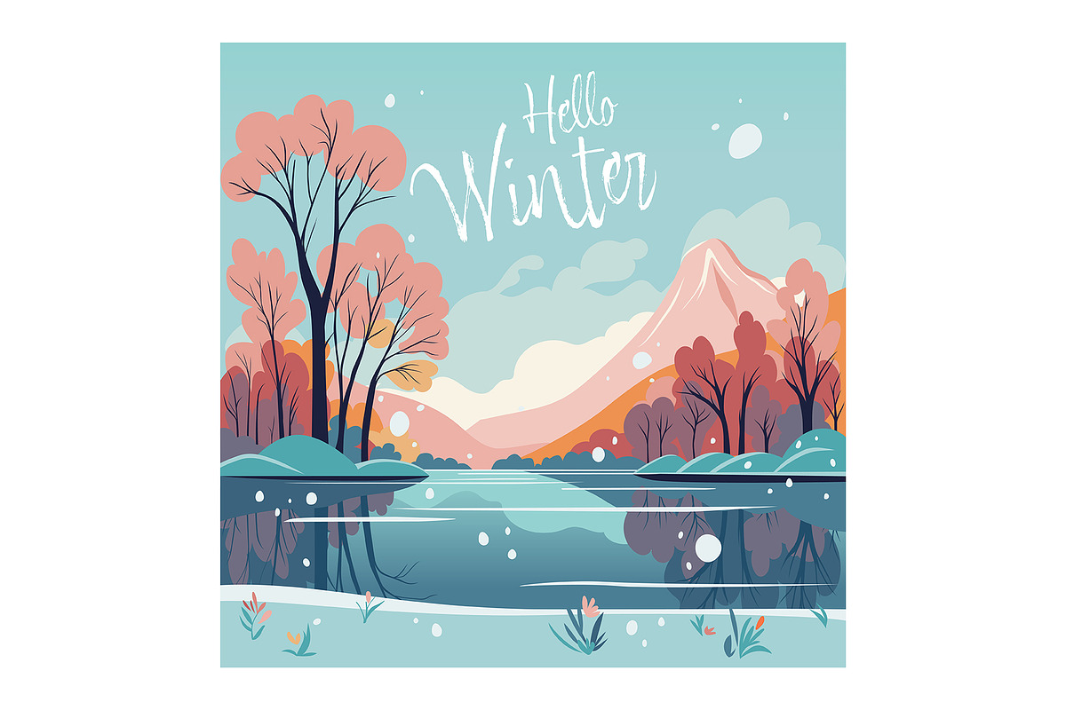 Set of seasonal concept posters, an Illustration by kavalenkava (Photo 2 of 5)