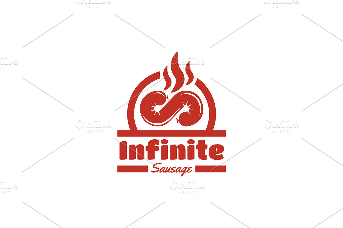 Infinite Sausage Logo, a Branding & Logo Template by ashenterprise (Photo 2 of 2)