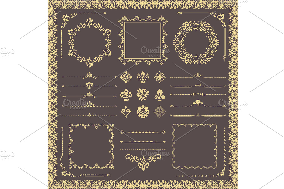 Vintage Big Set of Classic Patterns, a Pattern Graphic by FineArtStudio (Photo 1 of 3)
