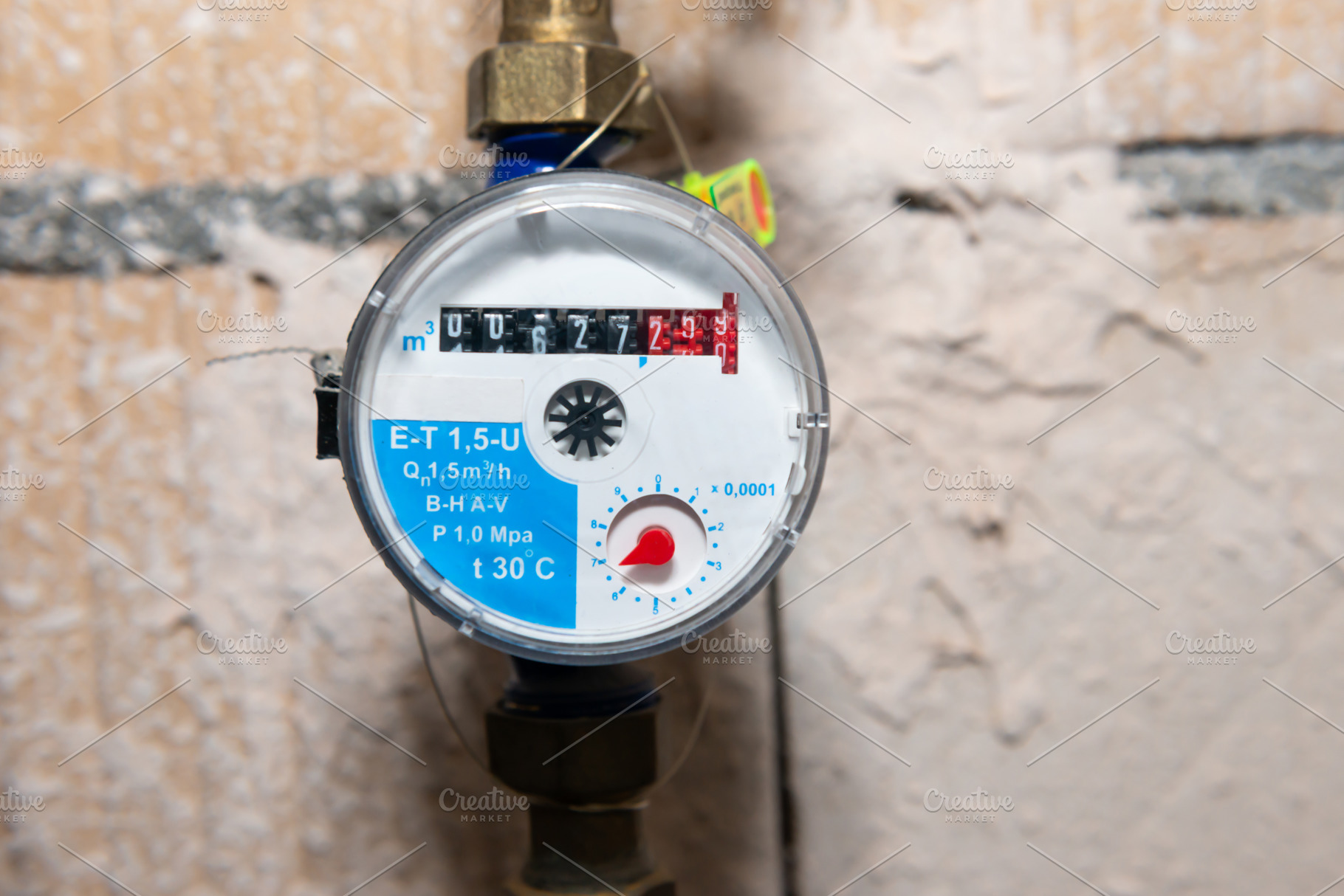 Water meter for cold water, an Industrial Photo by Vapi