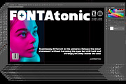 Fontatonic - Bold Sans Serif Fonts, a Sans Serif Font by Ian Irwanwismoyo (Thumbnail 1 of 7)