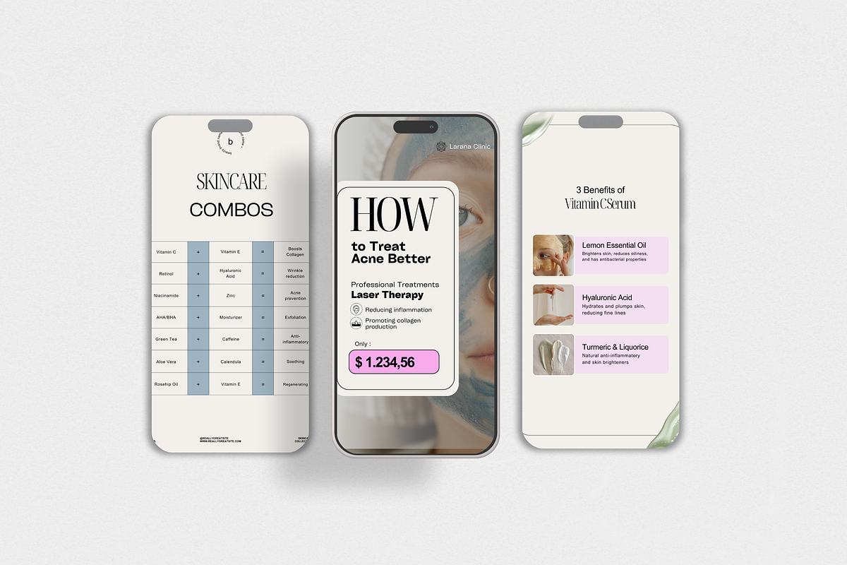 Beauty Skincare Instagram Bundles, a Social Media Template by My Template Studio (Photo 18 of 18)