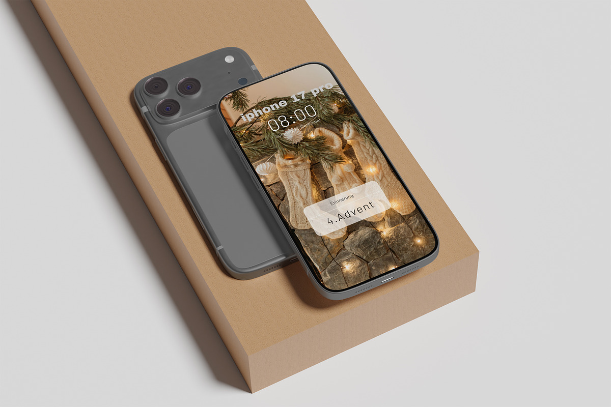 iphone 17 pro, an iPhone Mockup by kebunmockup (Photo 4 of 5)