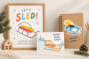 Xmas Winter Clipart | Hand Drawn, a Seasonal Illustration by Anna Studio (Thumbnail 7 of 12)