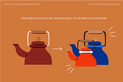 Cozy Autumn Comfort Items, a Seasonal Illustration by Studio Mei Design (Thumbnail 9 of 9)