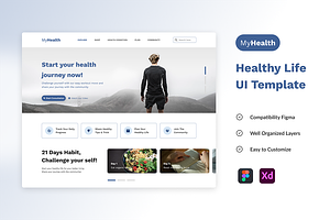 MyHealth - Healthy Life UI Kit