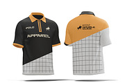 Men's Polo T-Shirt Mockup, a Shirt Mockup by Unerispace (Thumbnail 2 of 2)