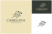 Camelina Sativa Flower Plant Logo, a Branding & Logo Template by Enola99d (Thumbnail 2 of 2)