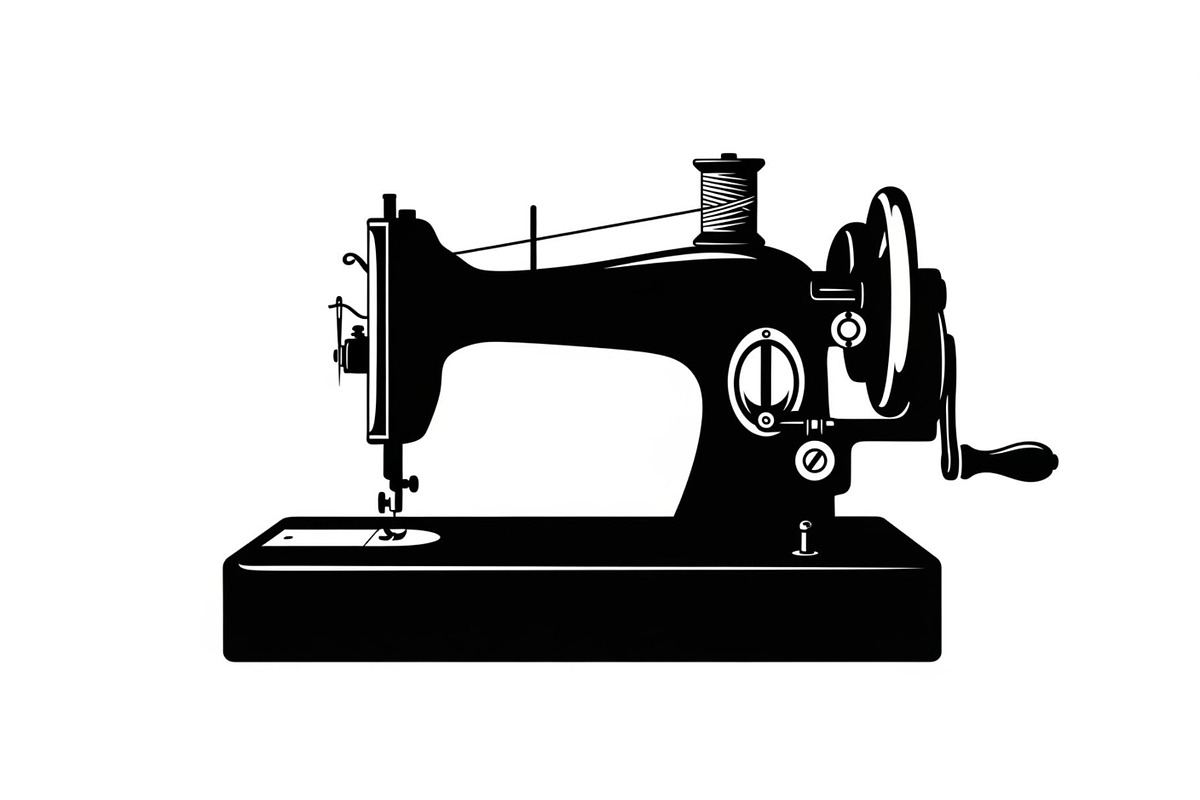 Vintage Sewing Machine Bundle, an Illustration by yasushie (Photo 4 of 31)
