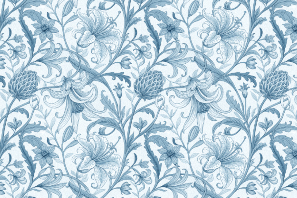 Blue Dreams., a Pattern Graphic by Designs by Helen Trupak (Photo 9 of 10)
