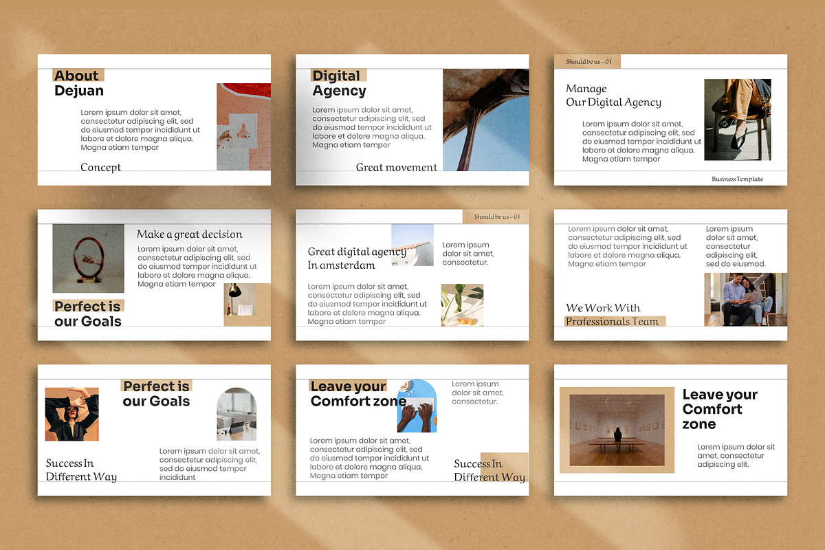 Dejuan Keynote Template, a Presentation Template by GridlineType (Photo 6 of 11)