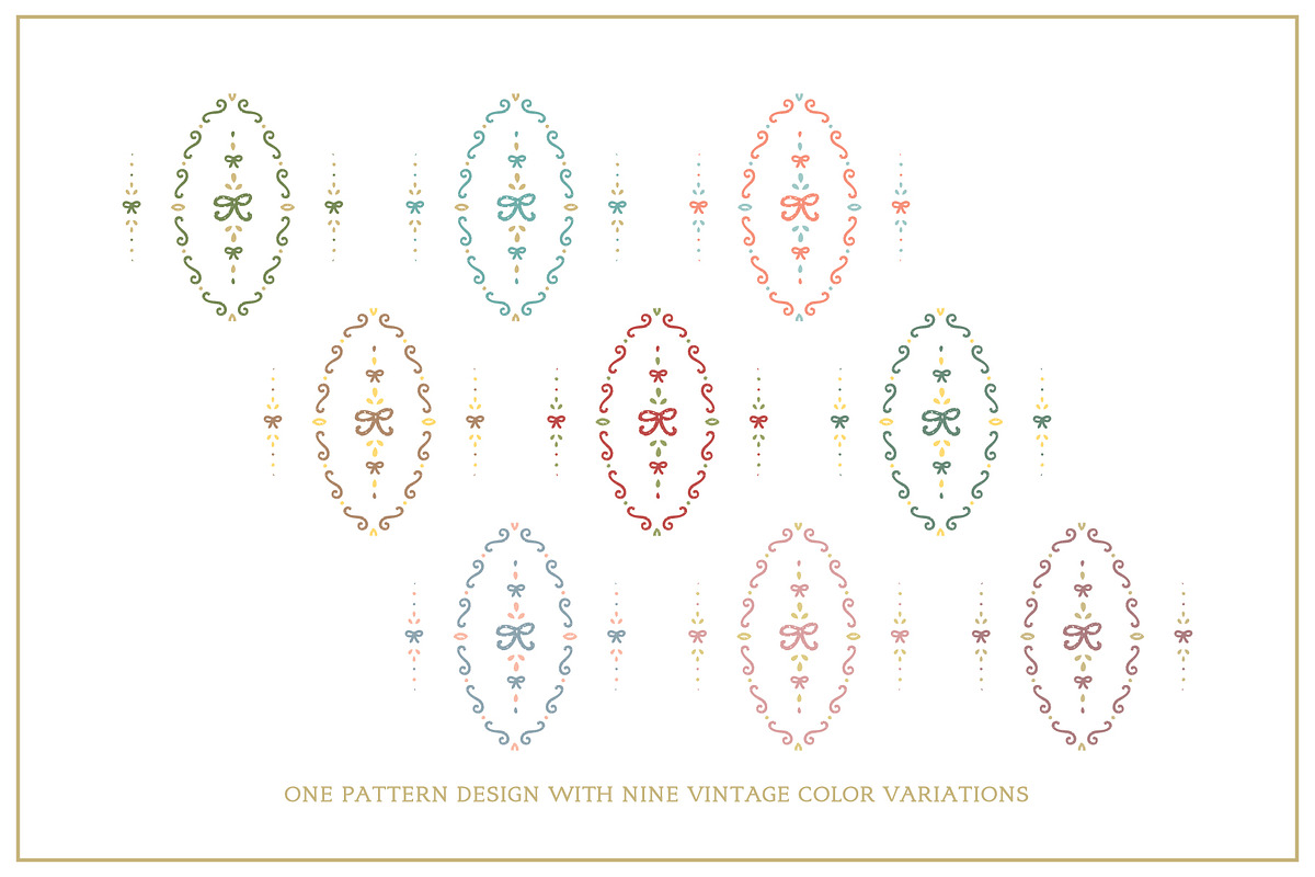Cottagecore Pattern 14 Dainty Ribbon, a Pattern Graphic by Euonia Meraki (Photo 4 of 17)