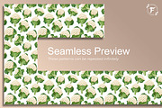 Vegetables Pattern, a Pattern Graphic by Forhadx5 (Thumbnail 3 of 12)