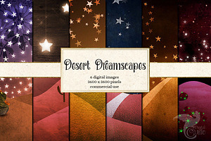 Desert Dreamscapes Digital Paper