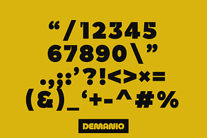 Demanio Display Typeface