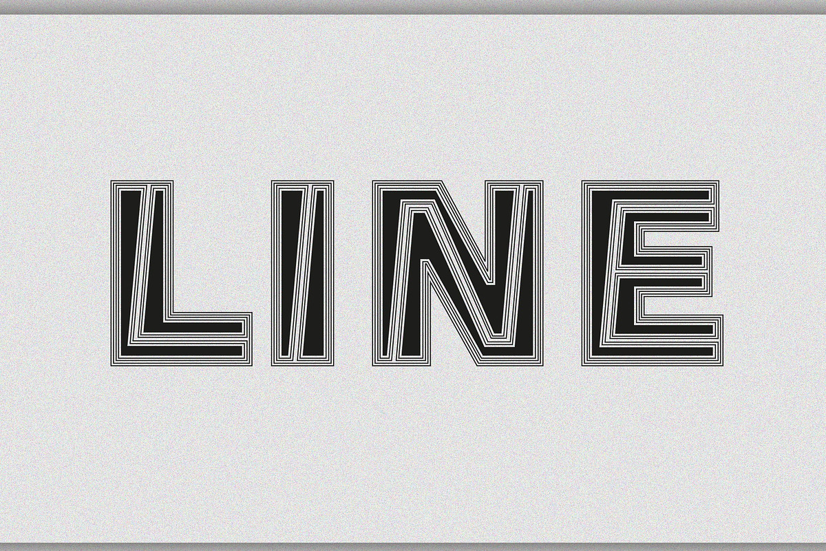 Lining Depth Text Effect preview 2