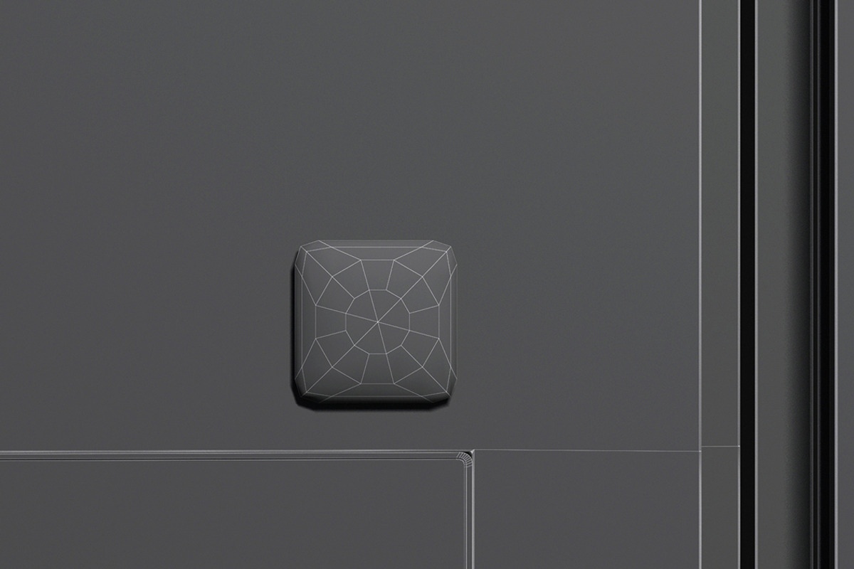 Round Square Fridge Magnet 3D Model, an Object 3D Model by rebrandy (Photo 8 of 10)