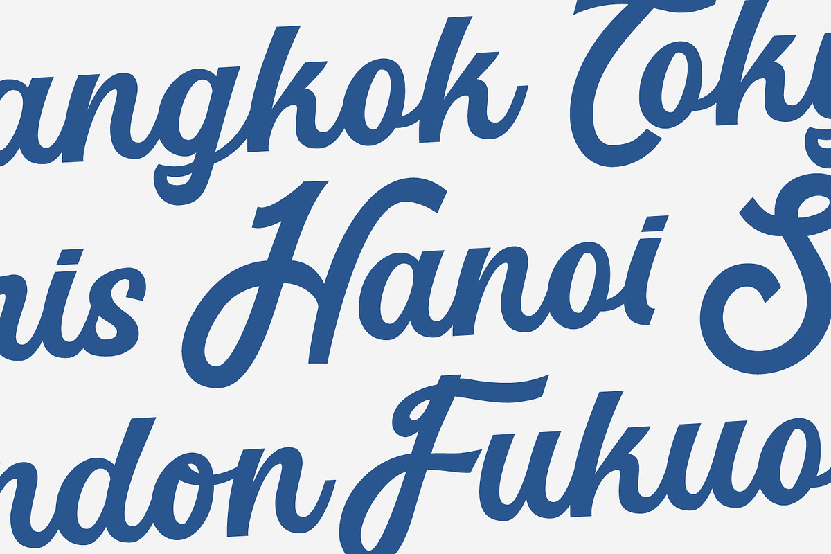 MN Managa Script - Handwritten Font, a Script Font by Mantra Naga (Photo 3 of 15)