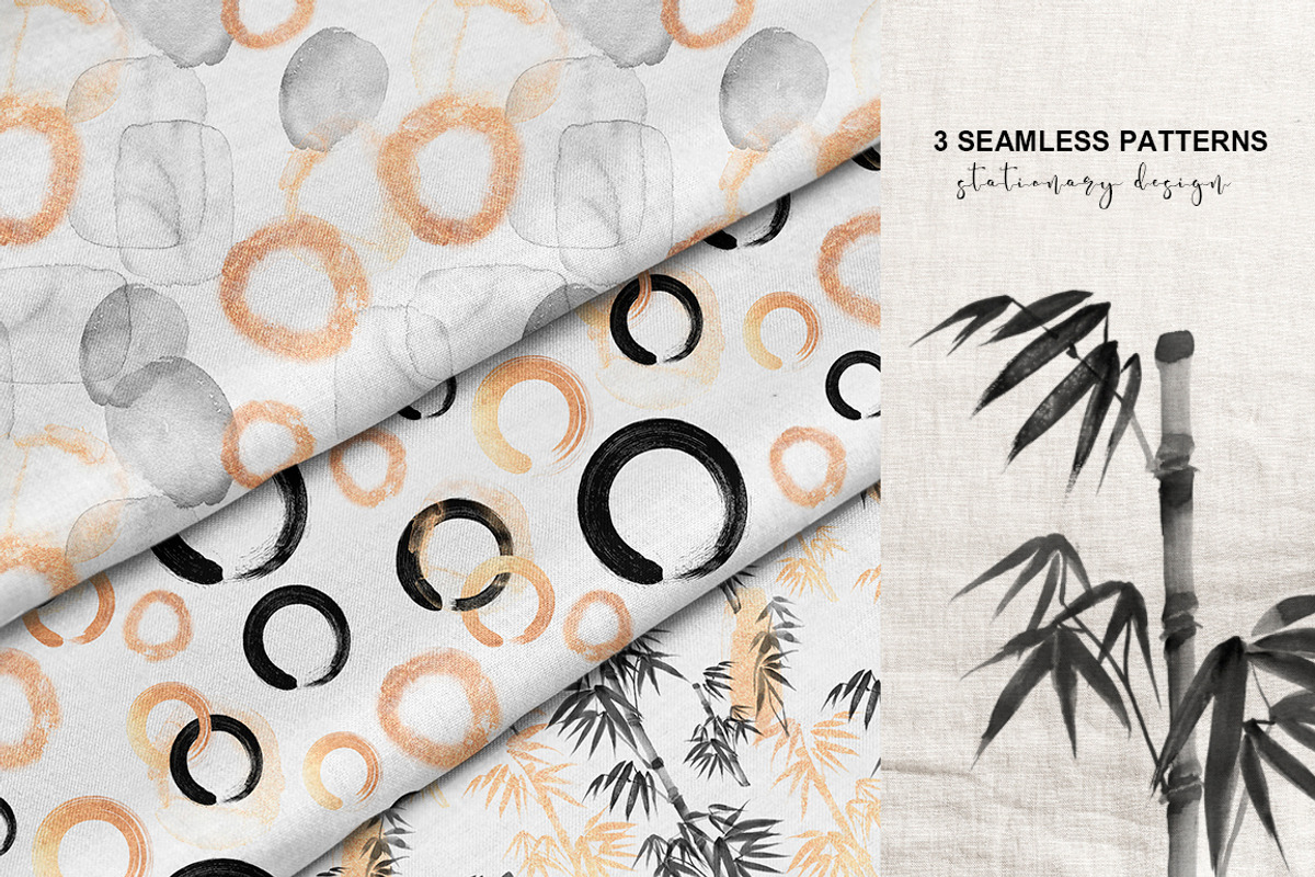 ENSO - ZEN black & gold graphics, an Object Graphic by DigitalDream (Photo 9 of 10)