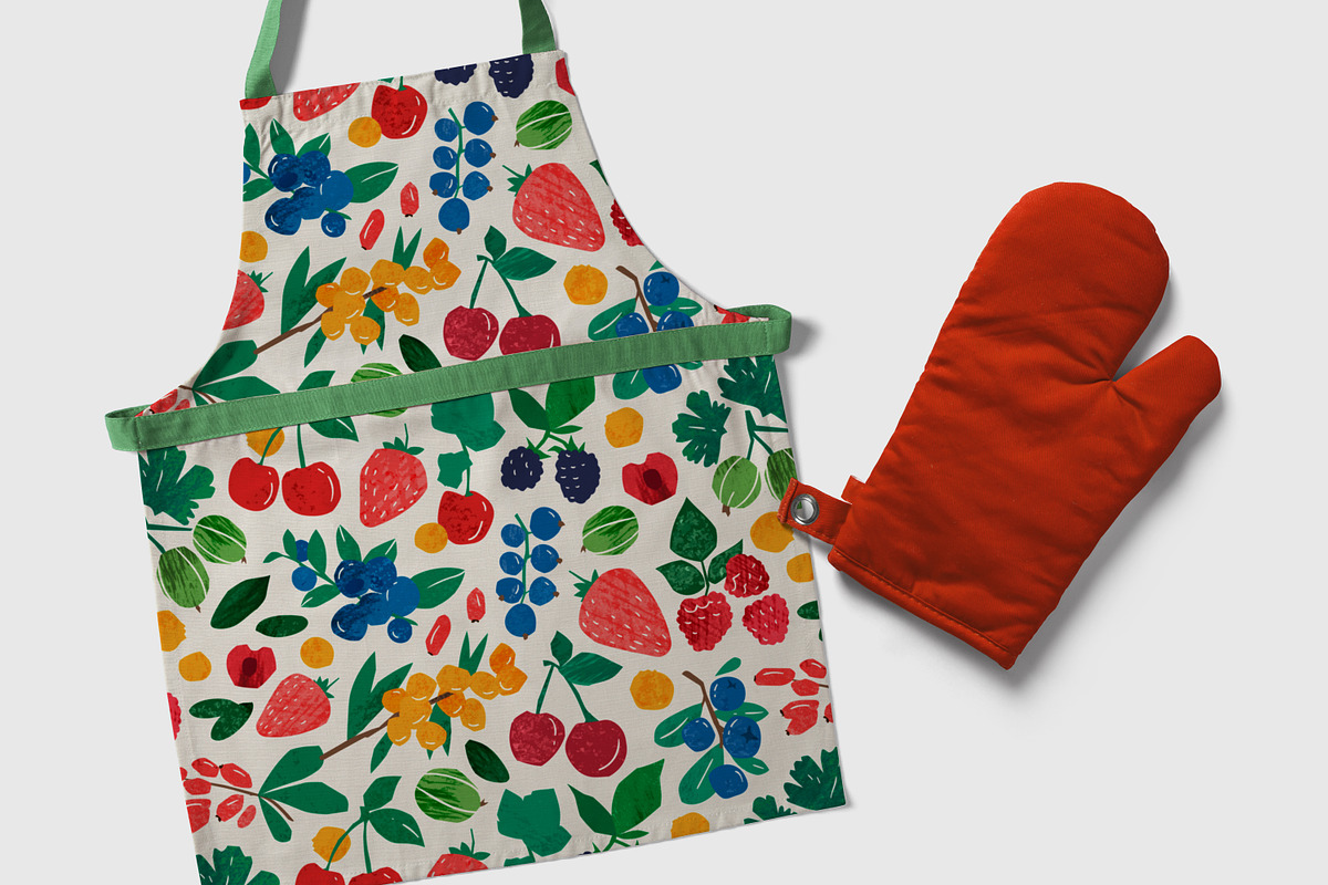 Fresh berries seamless pattern, a Pattern Graphic by Good Studio (Photo 3 of 3)