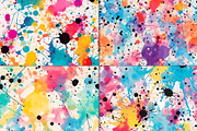 20 Seamless Grunge Color Splashes, a Pattern Graphic by Nordic Design (Thumbnail 9 of 9)