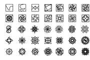35 Clean Shapes + 10 Logos (Ai & Ps), a Branding & Logo Template by cristiursea (Thumbnail 2 of 4)