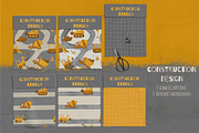 Construction trucks patterns, a Pattern Graphic by watercolor kamill (Thumbnail 2 of 10)
