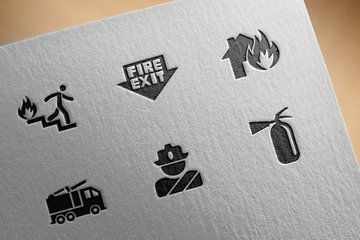 Fire service icons, an Icon by Palau