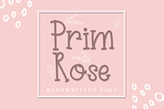 Prim Rose - Lovely Handwritten+EXTRA, a Slab Serif Font by Dm Studio (Thumbnail 1 of 7)