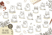Cat Society - Cute Character Creator, an Animal Illustration by Euonia Meraki (Thumbnail 4 of 15)